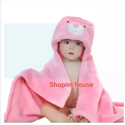 3%20Pic%20Baby%20Hooded%20Towel%20Baby%20Cap%20Towel%20(Best%20Quality)%20-%20Image%203