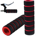 Sponge Soft Foam Handle Nonslip Grip Cover For Bicycle 1 Pair (2 pcs) (Multicolor). 