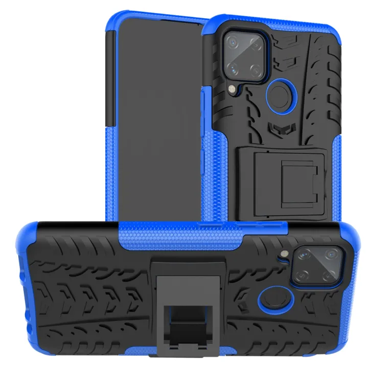 Heavy%20Duty%20Armor%20Tough%20Hybrid%20Shockproof%20Dual%20Layer%20Kickstand%20Protective%20Case%20Cover%20For%20OPPO%20Realme%20C15%20-%20Image%202