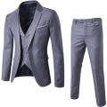 Men Blazers 3 Pieces Sets Wedding Elegant Formal 2 Suits Business Luxury Full Vest Pants Coats Classic Jackets. 