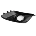 2Pcs Front Bumper Fog Light Grille Cover Chrome Trim for Mazda 3 Axela 2014-2016. 