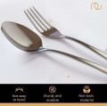 Fork & Table Spoon Set - 12Pieces/Tea+Kata (Sweet/Misty) Spoon Set 24p Stain??/ Tea Spoon Set / Fork & Table Spoon Set / Spoon Sets / Cutlery Set / চামচ সেট ???.