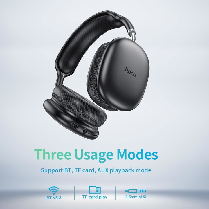 HOCO%20W35%20Air%20Wireless%20Bluetooth%20Headphone%20Tripple%20Mode%20Wired%20TF%20and%20BT%20400mAh%20Super%20Long%20Battery%20Life%20Up%20to%204%20Hours%20Music%20Time%20Sports%20Gaming%20Headphones%20-%20Image%203