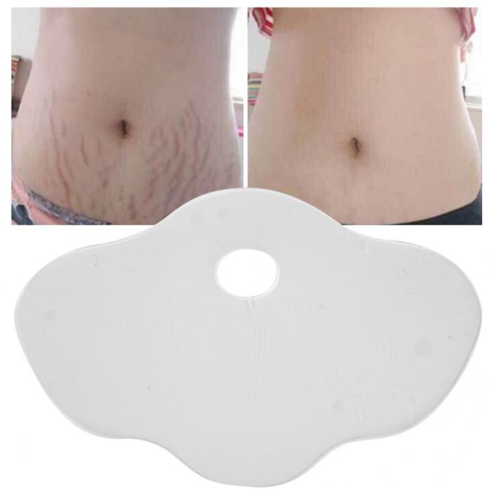 Reusable Silicone Anti-Wrinkle Belly Stomach Pads Stickers Stretch Marks Removal Skin Care Pad Transparent Washable Body Patch
