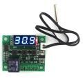 KOGEEK W1209 Blue LED Digital Temperature Controller Board Micro Thermostat Electronic Temp Control 12V DC Sensor Module Switch with One-channel Relay and Waterproof.