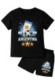 Boy's T-shirt set for baby and child best style of fifa world cup 2026 jersey for argentina and brazil BASIC AND FROMAL.