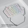 Redragon K585 DITI One-Handed RGB Mechanical Gaming Keyboard, 42 Keys Type-C Professional Gaming Keypad w/Upgraded Hot-Swappable. 