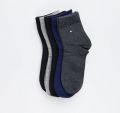 New Men Casual Ankle Socks 5-Pack Set, Comfort Fit, Multi-Color. 