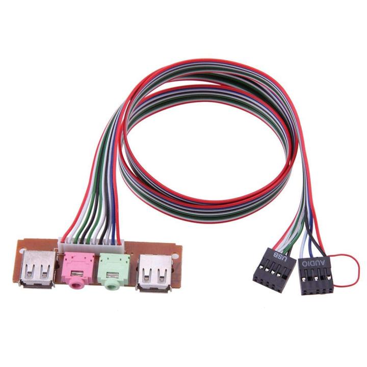 PC%20CASE%20FRONT%20PANEL%20USB%20AUDIO%20PORT%20MIC%20EARPHONE%20CABLE%20LINE%20-%20Image%202