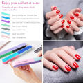 1 Pcs Nail Files Buffer Shiner, Six-Sided Polishing File Nail Tool Polisher, Professional Art Supplies Creative Printing Nail File, Sanding Sand Pedicure Manicure Tool Nail Buffers. 