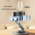 Phone Tablet Holder Metal Phone Stand 360° Rotation All Kinds Cellphone Foldable Scalable Office Desk Adjustable Portable for Travel. 