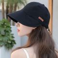 Foldable Wide Brim Sun Hat Drawstring Adjustable Caps for Men Women Beach Hats Summer Quick-drying Visors Fisherman Cap. 