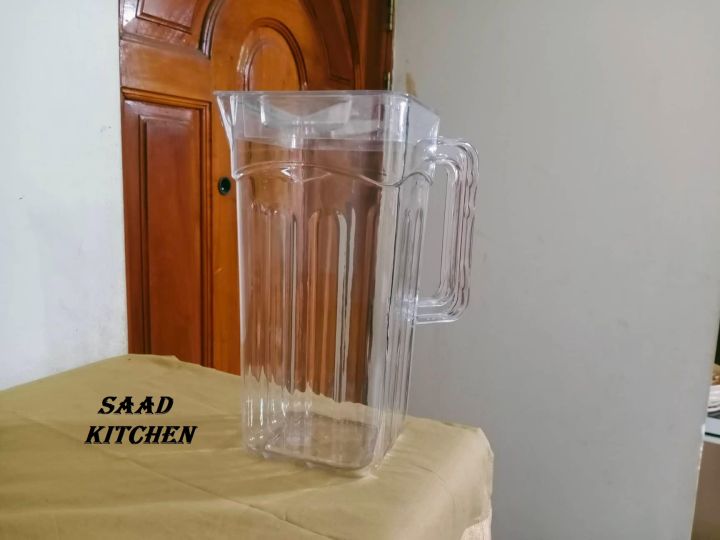 Crystal%20Plastic%20Water%20Jug%20-%202%20Liter%20Square%20Shaped%20With%20Lid.%20%20Plastic%20Crystal%20Clear%20Water%20Jug%20For%20your%20Home%20And%20Dining%20Table.%20C90D%20-%20Image%202
