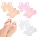 Silicone Exfoliating Socks Gloves Anti Slip Foot Hand Spa Mask Hands Peeling Gloves Prevents Dryness Feet/Hand Care Tools. 