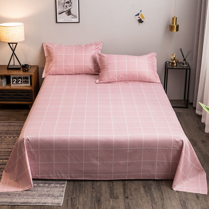 Wholesale%20Washed%20Cotton%20Bed%20Sheet%20Single%20Winter%20ThickeninginsWind1.5Mi%20Single%20Student%20Dormitory%20Double%20Plaid%20Bed%20-%20Image%206
