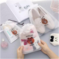 Waterproof 06 Pcs/Set Pouch Travel Organizer Draw String Bag  for Cosmetic, Toiletry, Clothes, Shoes, Kits, gadgets,  Makeup Storage for men and women. 