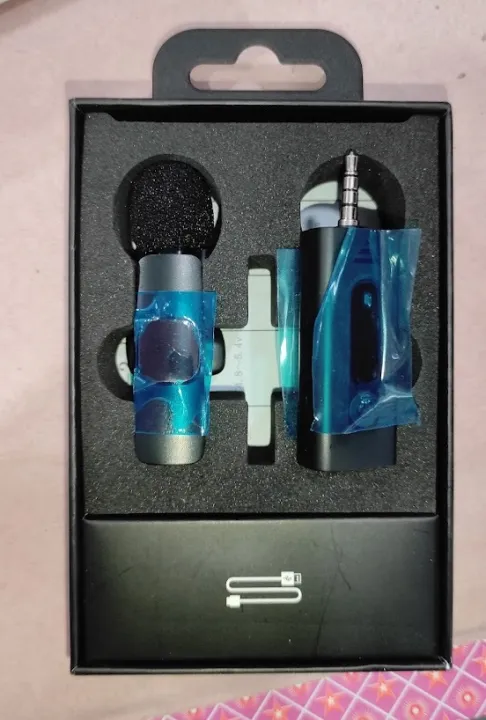 Wireless%20Microphone%20Record%20Microphone%20k35%202.4Ghz%20Smart%20Noise%20Cancelling%20Mini%20Portable%20Lavalier%20Mic%20on%20Live%20Streaming%20For%20Android%20Mobile%203.5mm%20Male%20port%204%20pole%20-%20Image%204