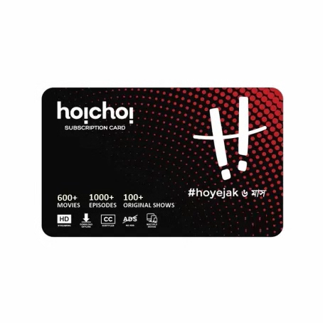 6 Months' (1 Screen) 4 Device Hoichoi Subscription