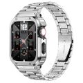 Stainless Steel Strap+Case For Apple Watch Band 49mm 45mm 44mm (not watch) bracelet Bumper Cover iwatch serie 4 5 SE 6 7 8 Ultra.