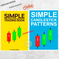 Combo of 2 Books for Stock Market (Simple Trading Book, Simple Candlestick Paterns) - Premium Color Print - Paperback. 