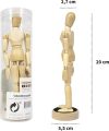 Mont Marte Wooden Manikin Magnetic 20 cm (7.9 Inch).
