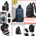 Nylon Cross Body Multifunction Bags for Men.