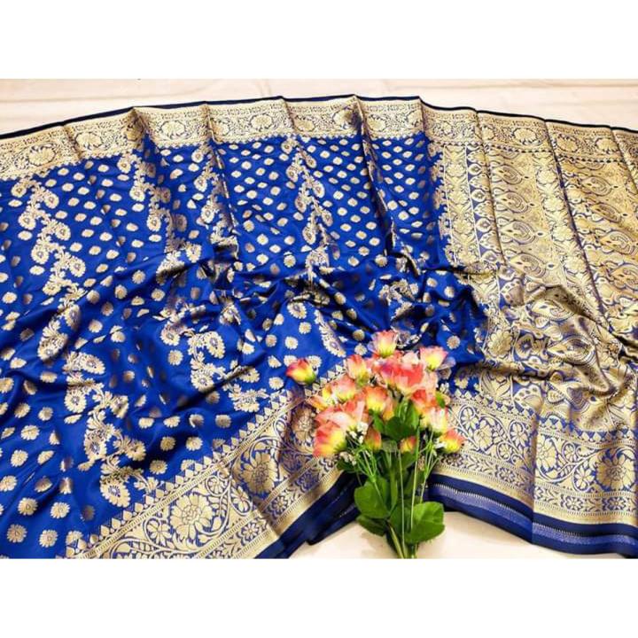 Soft silk katan  Saree For Women Without Blouse Pieces -Japani Silk Saree