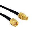 Rgeek 5m Rg174 Sma Male To Female Extension Cable Copper Feeder Wire For Coax Coaxial Wi-Fi Wifi Network Router Antenna. 
