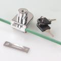 Glass Door Single Sliding Lock/ Cabinet Cam Key Showcase Display /Single-Door-Lock-Glass-Window-Lock-Glass-Door-Lock - Door Bottom Sealing Strip.