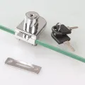Glass Door Single Sliding Lock/ Cabinet Cam Key Showcase Display /Single-Door-Lock-Glass-Window-Lock-Glass-Door-Lock - Door Bottom Sealing Strip. 