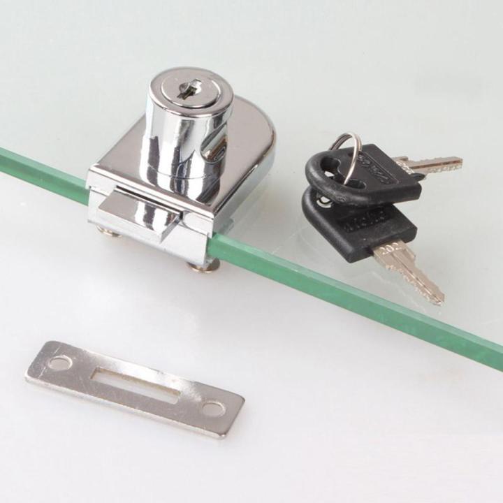 Glass Door Single Sliding Lock/ Cabinet Cam Key Showcase Display /Single-Door-Lock-Glass-Window-Lock-Glass-Door-Lock - Door Bottom Sealing Strip