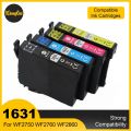 16XL T1631 - T1634 T1631 T1634 Compatible Ink Cartridge for Epson WorkForce WF 2010 2540 2750 2510 2520 2530 2760 Printer. 