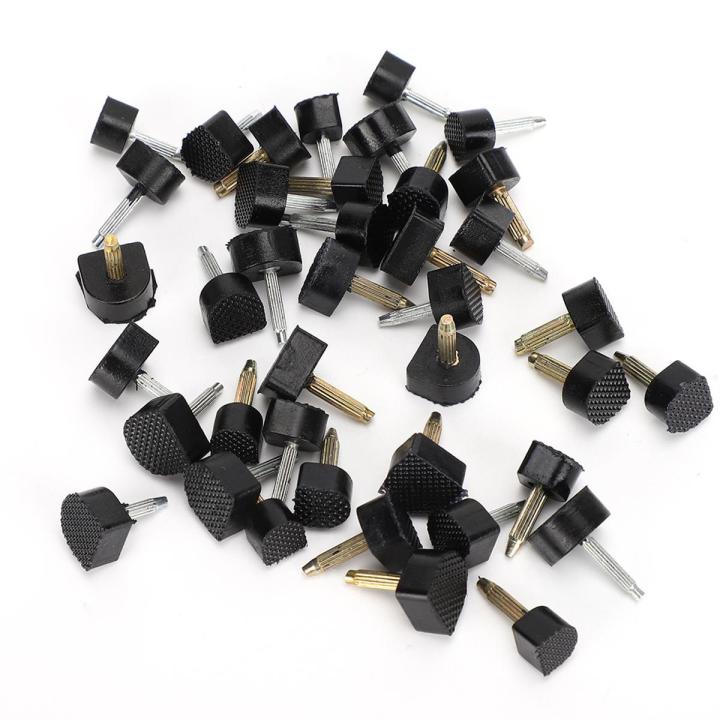 40Pcs High Heel Tip Cap Replacement Repair Wear Resistant Anti-Skid Mute Shoe Accessories