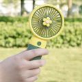 Summer USB Mini Wind Power Handheld Fan Convenient And Ultra-quiet Fan High Quality Portable Student Office Cute Cooling Fans.