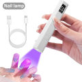 LINMANDA Portable Handheld Mini Nail Lamp For Gel Polish Quick Dry Flashlight Pen USB Nail Dryer Machine UV LED Nail Lamp. 