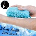 Silicone Bubble Bath Super Soft Body Scrubbing Brush Bubbles bath brush.