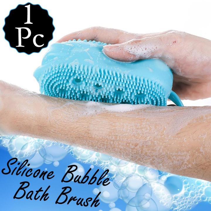 Silicone Bubble Bath Super Soft Body Scrubbing Brush Bubbles bath brush