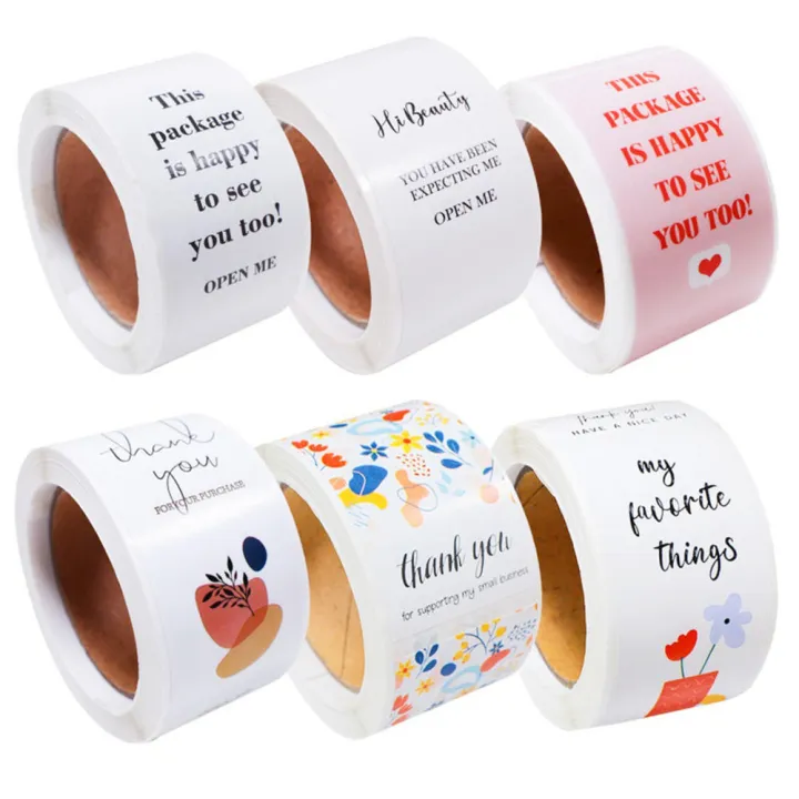 100pcs/roll%20Thank%20You%20Sticker%20Seal%20Labels%20Small%20Business%20Gift%20Decor%20Package%20Scrapbook%20Stickers%20Office%20Stationery%20Children%20Gifts%20-%20Image%203