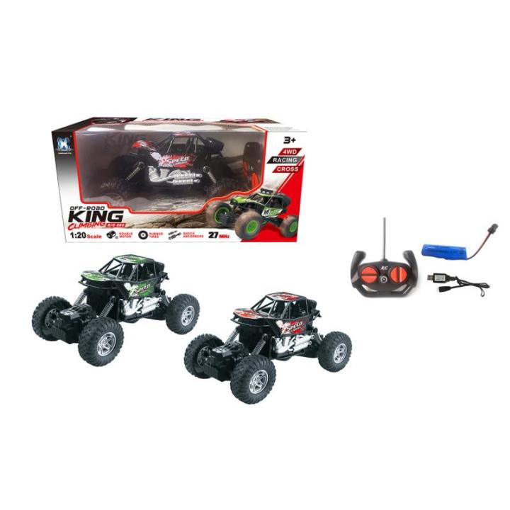 King Climbing Off Road Race CX1908-1 4WD Rally Remote Control Monster truck  Car 1/20 Scale RC Toys Set For Kids 4x4