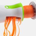 Portable Spiralizer Vegetable Slicer Handheld Spiralizer Peeler Stainless Steel Zucchini Spaghetti Spiral Slicer for Potatoes-B.