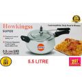 Howkingss 5.5L Oval Pressure Cooker (Apple Shape) - Cook Quick And Delicious Meals With This Easy-To-Use Pressure Cooker.