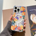 【Solo Yolo】Applicable iPhone15pro Double-Layer Printed Magnetic Shell Apple 14pro max Transparent Phone Case magsafe. 