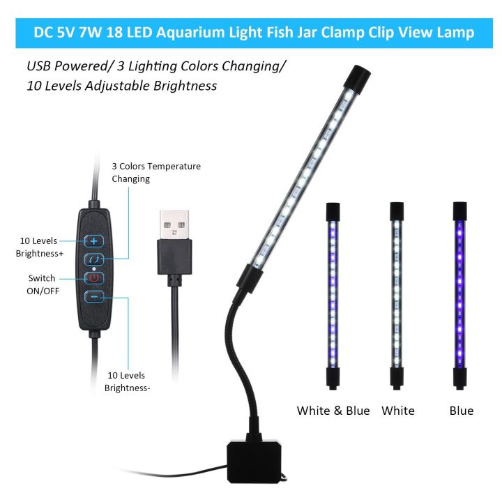 DC%205V%207W%2018%20LED%20Aquarium%20Light%20Fish%20Jar%20Clamp%20USB%20Powered%20Clip%20View%20Lamp%20-%20Image%205