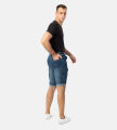 Pantoneclo Premium Quality Indigo Color Ripped Design Men's Denim Shorts / Pant - 3 Quarter Pant.
