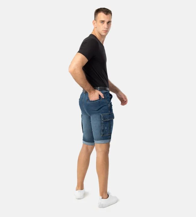 Pantoneclo%20Premium%20Quality%20Indigo%20Color%20Ripped%20Design%20Men's%20Denim%20Shorts%20/%20Pant%20-%203%20Quarter%20Pant%20-%20Image%207
