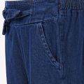 Stylish Women’s Soft Denim Plazzo Pants dark blue ..