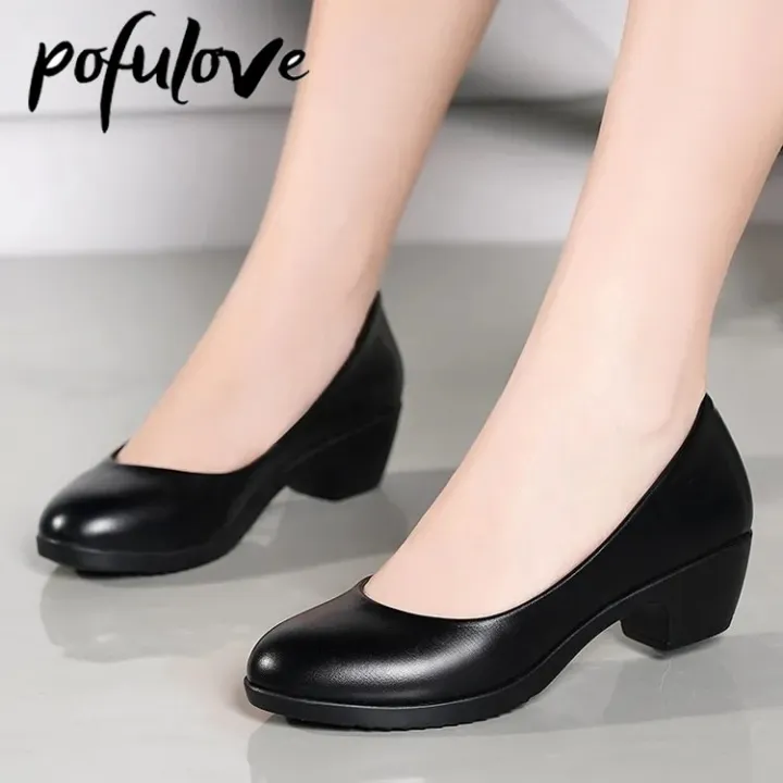 Pofulove%20Shoes%20for%20Women%20PU%20Black%20Shoes%20Square%20Heels%20Pumps%20Office%20Ladies%20Shoes%20Zapatos%20De%20Mujer%20Design%20-%20Image%203