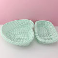 Love Heart Shape Basket Desktop Sweet Color Basket Photo Props For Home Storage Decoration Basket Nordic Storage Fruit Basket. 