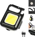 Mini LED FlashLight COB Rechargeable Keychain Light Work Lamp Outdoor Camping Light Pocket Clip Work Light Mini Cob Work Light High-Brightness COB Flash Light for Outdoor Camping. 