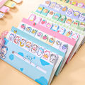 120 Sheets Kawaii Animal Sticky Note Classified Index Sticker Label Bookmark. 